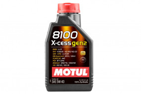 Motorový olej Motul 8100 X-CLEAN Gen2 5W-40 1L