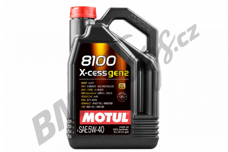 Motorový olej Motul 8100 X-CLEAN Gen2 5W-40 5L