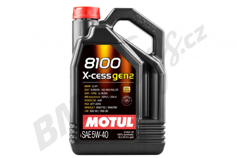 Motorový olej Motul 8100 X-CLEAN Gen2 5W-40 5L